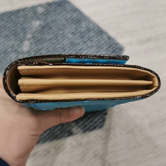 New Kate Spade Wellesly Ostrich Cyndy Long Wallet - Picture 11 of 11